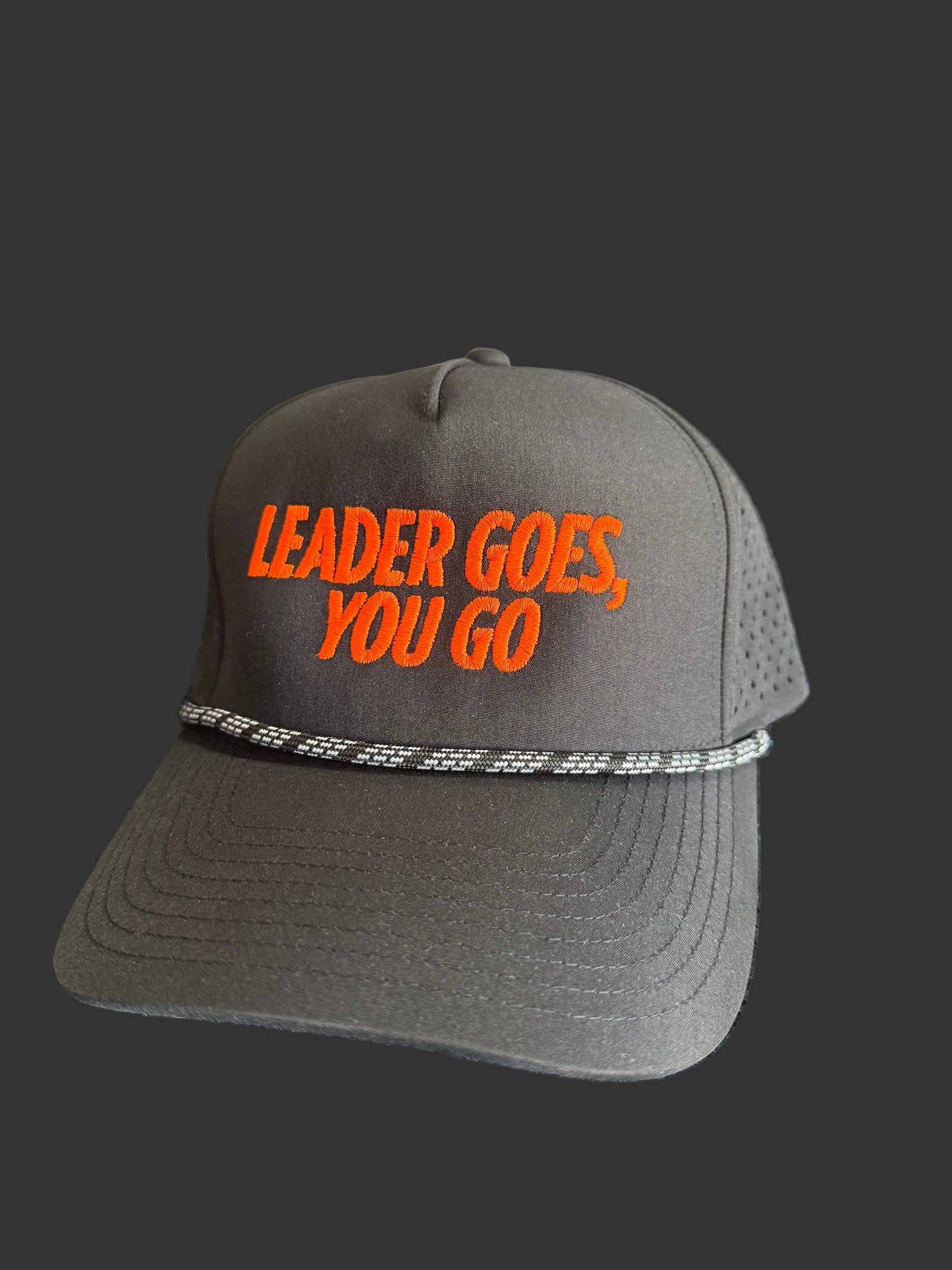 HAT Leader Goes, You Go SnapBack Orange and Black