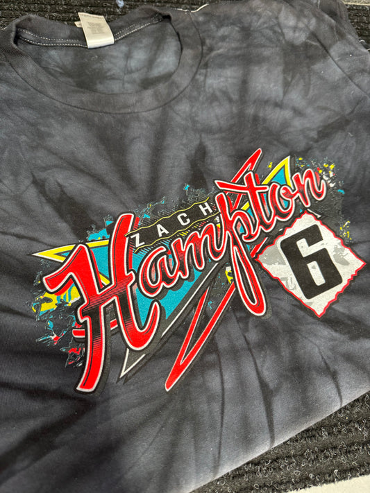 NEON 2025 T-Shirt Black Tie-Dye