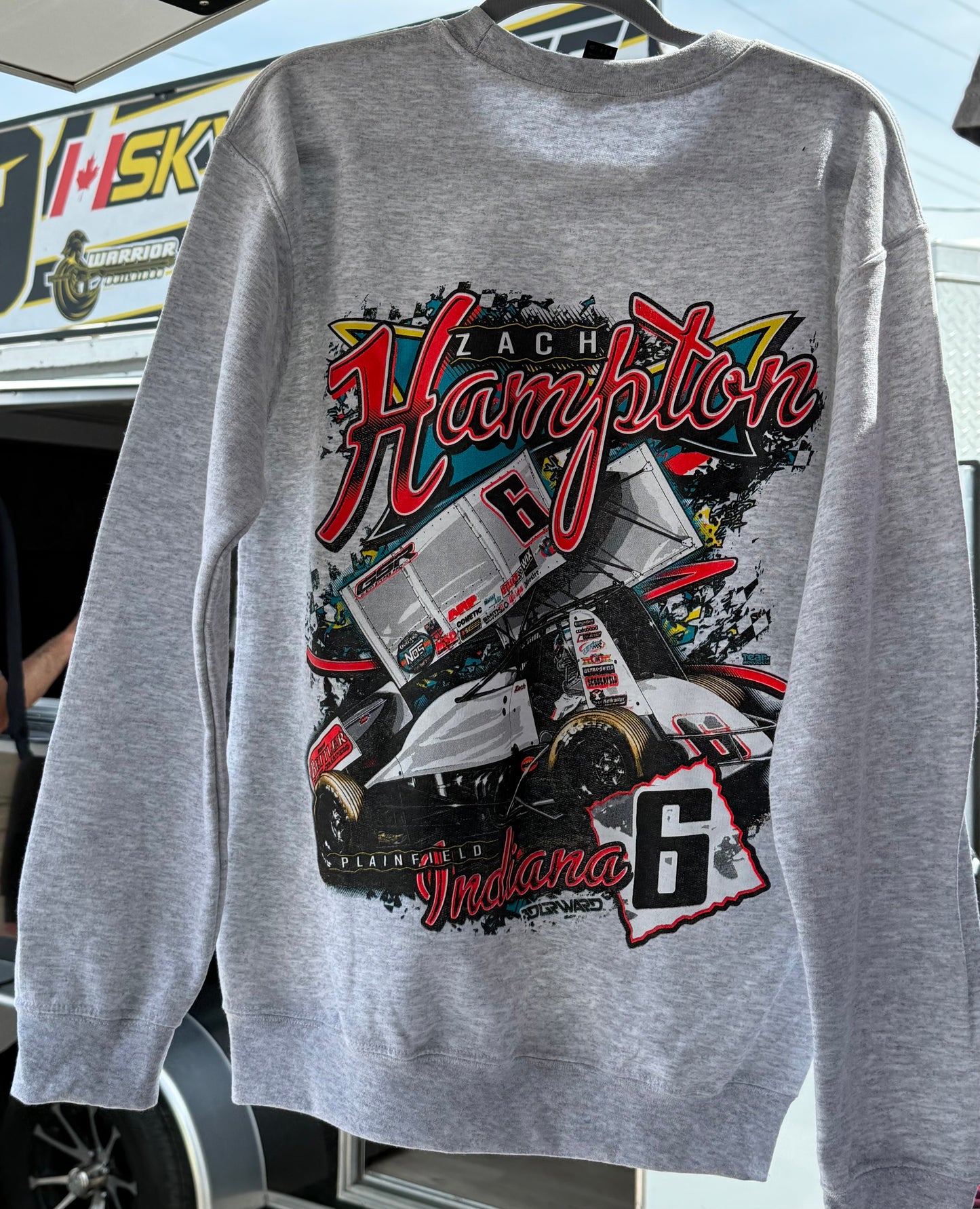 NEON 2025 Ash Grey Crewneck
