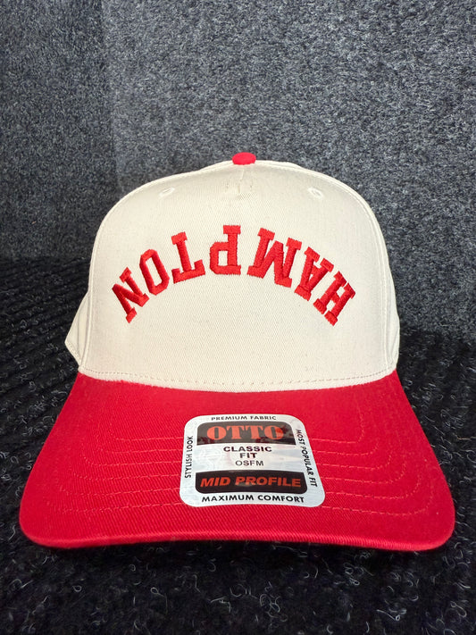HAT Red Upside Down Hampton