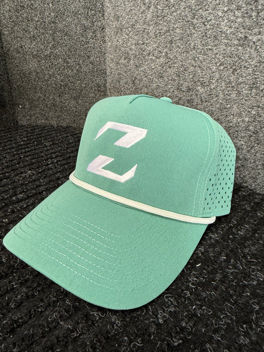 HAT ZH Logo Teal Rope