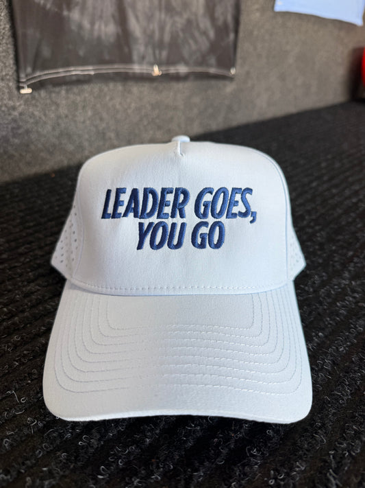 HAT Leader Goes, You Go SnapBack Light Blue and Navy