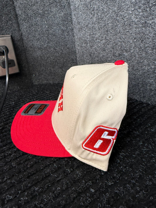 HAT Red Upside Down Hampton