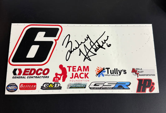 Autographed Mini Wing Board